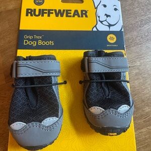Ruffwear Grip Trex Dog Boots 1.75” Paw Width Black Hiking Boots New